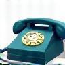 Icona telefono in stile italiano